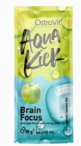 Aqua Kick Brain Focus zielone jabłko 10 g OstroVit