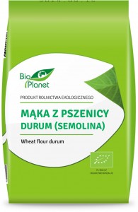 Mąka z Pszenicy Durum (Semolina) BIO 1kg BIO PLANET