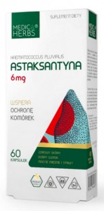 Astaksantyna 6 mg 60 kapsułek MEDICA HERBS