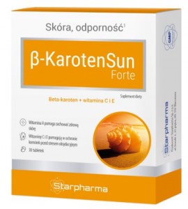 Beta-KarotenSun Forte 30 tabletek  STARPHARMA