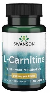  L-karnityna 500mg 30 tabletek SWANSON