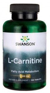  L-karnityna 500mg 100 tabletek SWANSON