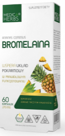  Bromelaina 60kaps.270 mg MEDICA HERBS