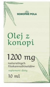 Olej z Konopi 1200 mg CBD 10ml Konopne Pola