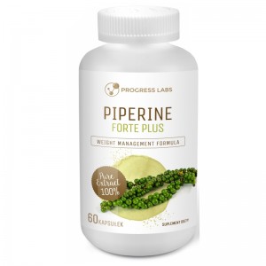 Piperine Forte Plus (Piperyna) 120 kaps. PROGRESS LABS
