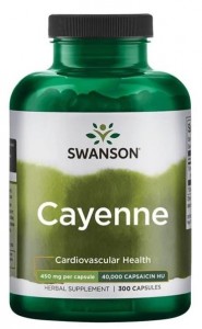  Cayenne (Kapsaicyna) 450mg 300 kapsułek SWANSON
