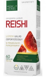 Reishi 450 mg 60 kapsułek  MEDICA HERBS