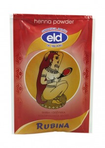 Henna powder RUBINA 25g ELD