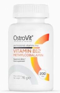  Witamina B12 Methylcobalamin 200 tabletek OstroVit