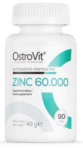  Cynk Zinc 60.000 90 tabletek OstroVit