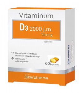  Vitaminum D3 2000 J.M. 60 kaps. STARPHARMA