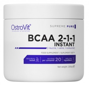 BCAA 2-1-1 Instant 200 g o smaku  naturalnym OstroVit 