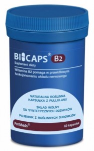 BICAPS B2 Ryboflawina 60 kapsułek FORMEDS 