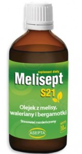 Melisept S21 10ml - Olejek z melisy,  waleriana ASEPTA 