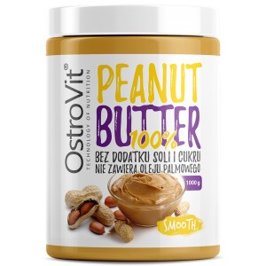 Peanut Butter 100% (Masło orzechowe) 1000g OSTROVIT