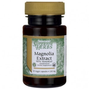 Magnolia lekarska ekstrakt 200mg 30kaps. SWANSON