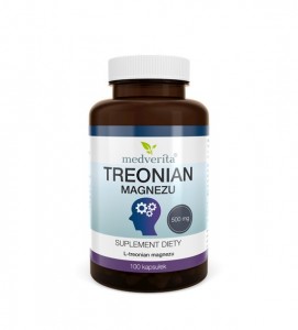  Treonian Magnezu 500 mg 100 kapsułek MEDVERITA