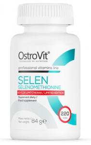 Selen Selenomethionine 220 tabletek OstroVit 