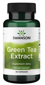 Green Tea  (Zielona Herbata) 500 mg 60 kapsułek SWANSON 