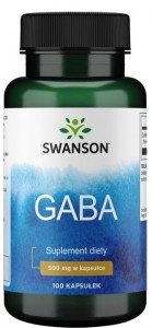  GABA 500 mg 100 kapsułek SWANSON