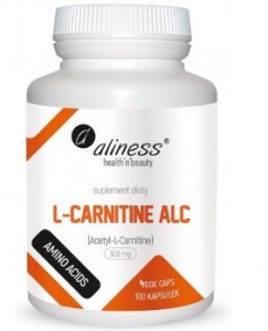  L-Carnitine ALC 500 mg x 100 kapsułek ALINESS