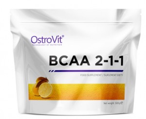 BCAA 2-1-1 500 g o smaku  cytrynowy OstroVit 