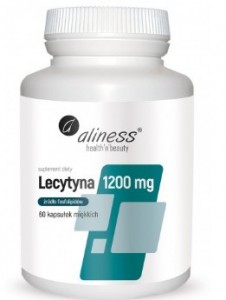 Lecytyna 1200 mg x 60 kapsułek ALINESS