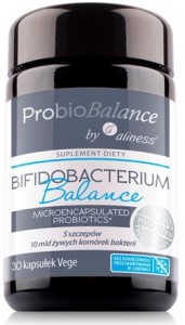 ProbioBALANCE, Bifidobacterium Balance 10 mld. x vege 30kaps. by Aliness®