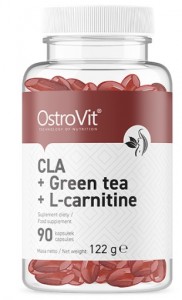 CLA + Zielona Herbata + L-Karnityna 90 kapsułek OstroVit