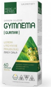 Gymnema (Gurmar) 60 kaps 400 mg MEDICA HERBS