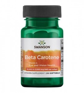 Beta Carotene 10.000IU 250 sgels SWANSON