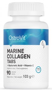 OstroVit Marine Collagen + Hyaluronic Acid 90 tabletka OSTROVIT