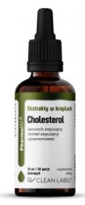 Ekstrakt w kroplach na cholesterol  30 ml PHARMOVIT