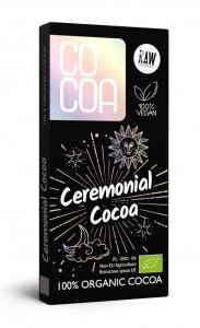 Kakao ceremonialne (tabliczka gorzka 100%) BIO 50g COCOA