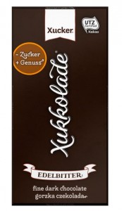 Czekolada gorzka 75% kakao z ksylitolem 100g XUCKER