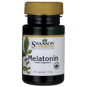 Melatonin (Melatonina) 3mg 120kaps SWANSON 