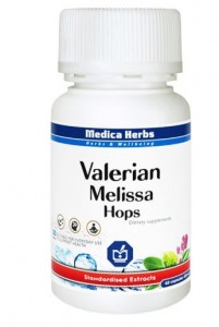 VALERIAN Melissa Hops Waleriana / Melisa / Chmiel 60kaps. MEDICA HERBS