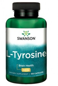 L-Tyrozyna PAMIĘĆ MÓZG AKTYWNOŚĆ 500 mg 100 kaps. SWANSON