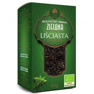 Herbata Zielona liściasta BIO 80g DARY NATURY