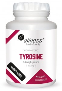 L-Tyrosine Tyrozyna 500mg 100kaps ALINESS