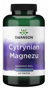 Cytrynian Magnezu 240 tabletek SWANSON 