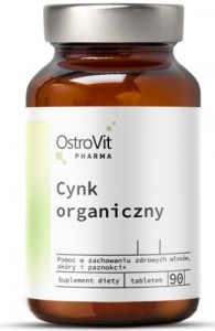 Cynk organiczny 90 tabletek OstroVit Pharma 