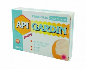 API-GARDIN propolis bez cukru 16 pastylek BARTPOL