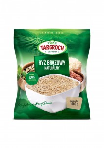 Ryż naturalny brązowy 1kg TARGROCH