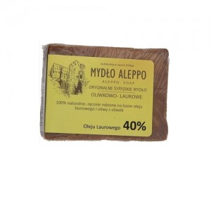 Tradycyjne syryjskie mydło Aleppo 40% 190g BIOMIKA