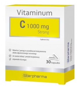 Witamina  C 1000 mg Strong 30 kapsułek  STARPHARMA