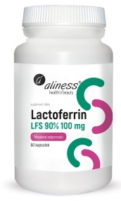 Lactoferrin LFS 90% 100mg,60 kaps ALINESS 