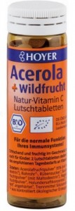 Acerola & owoce leśne Bio 60 tabletek do ssania Hoyer