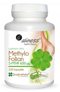 Methylo Folian 5-MTHF 600mcg 100 kapsułek  ALINESS