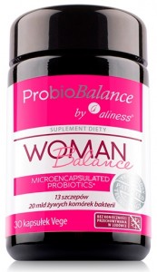 ProbioBALANCE, WOMAN Balance 20 mld. x 30 vege kaps. by Aliness®
